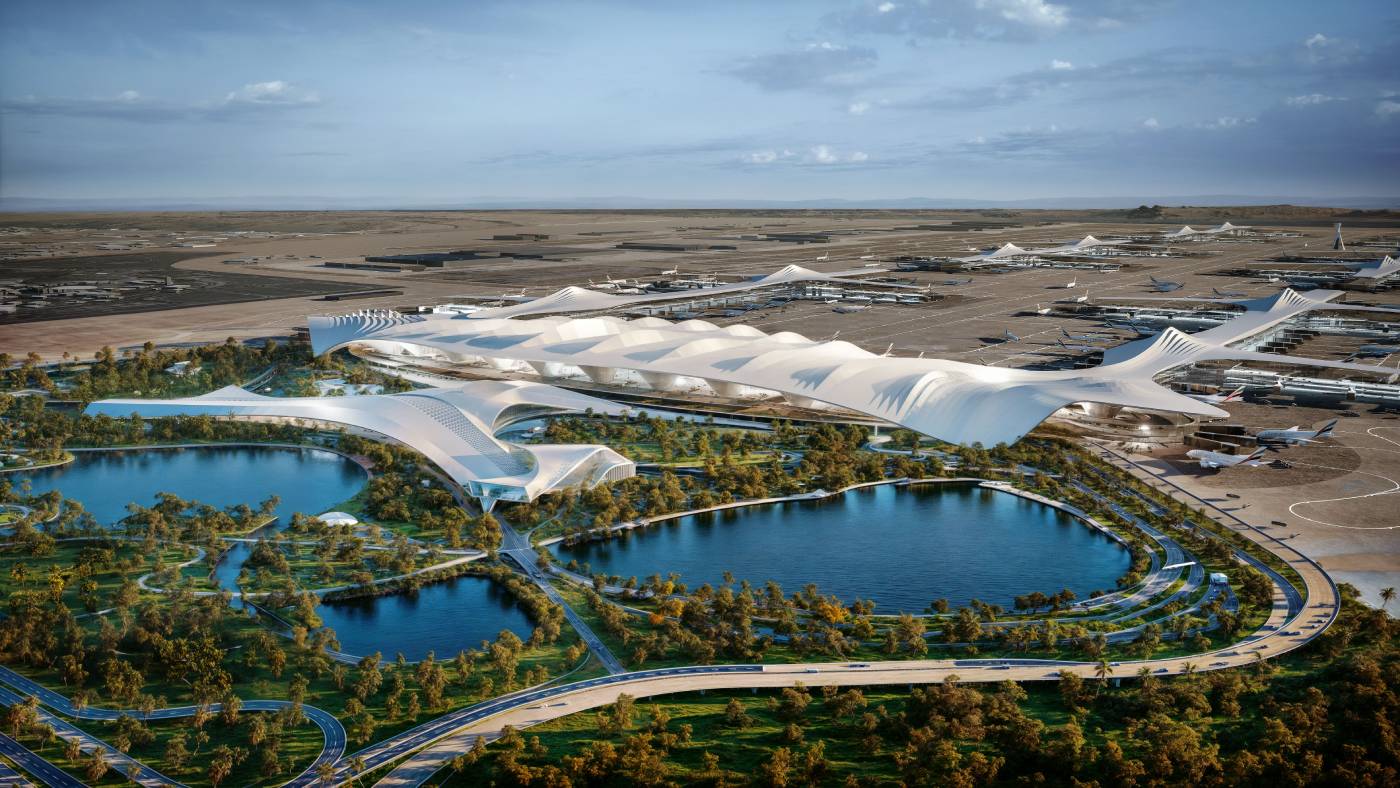 Dubai krijgt een knettergrote nieuwe luchthaven