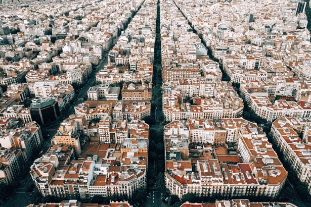 A view of Barcelona, ES