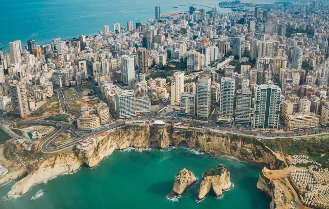 A view of Beirut, LB
