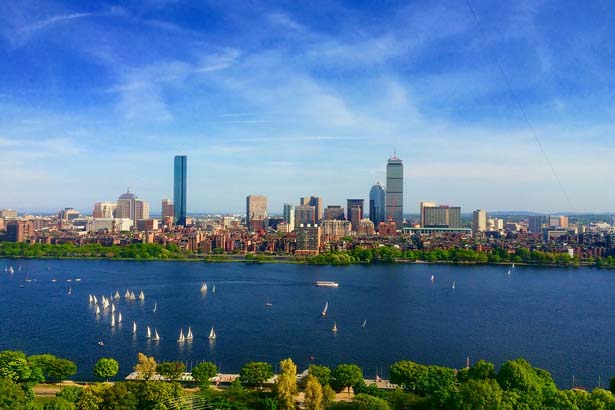 A view of Boston, US