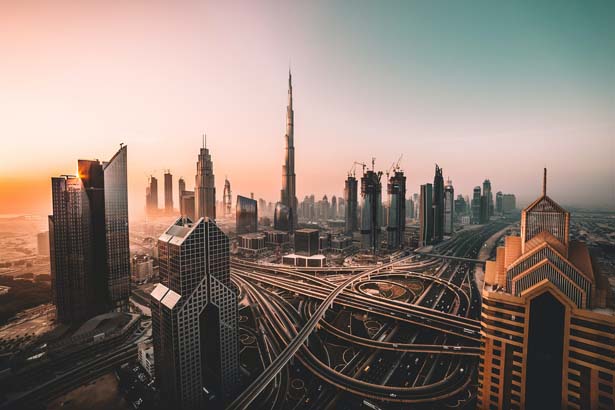 A view of Dubai, AE