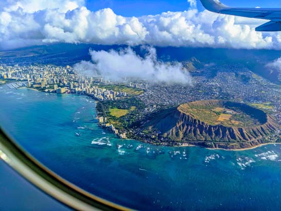 A view of Honolulu, US
