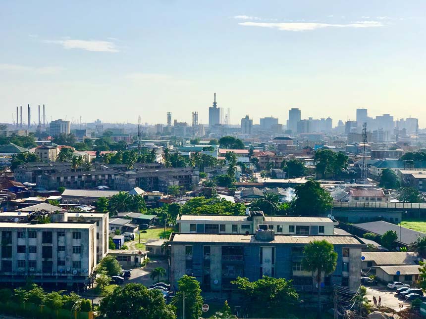 A view of Lagos, NG