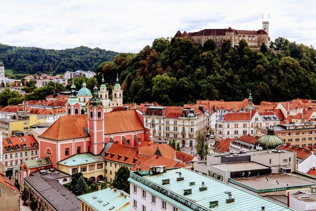 A view of Ljubljana, SI