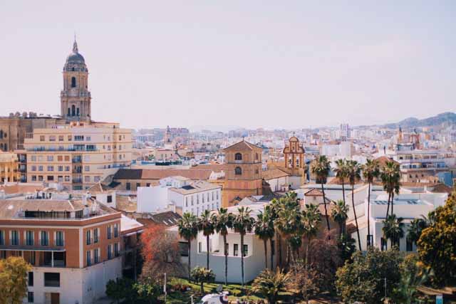 A view of Malaga, ES