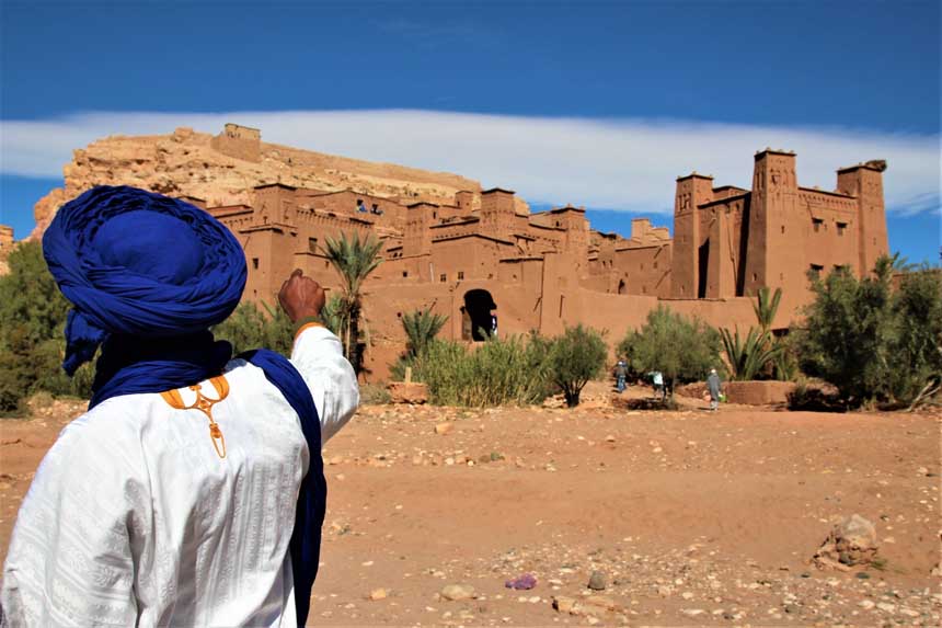 A view of Ouarzazate, MA