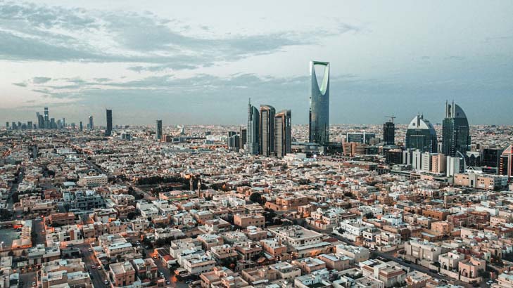 A view of Riyadh, SA