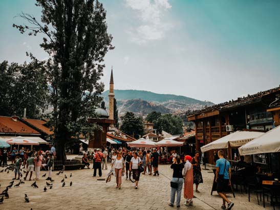A view of Sarajevo, BA