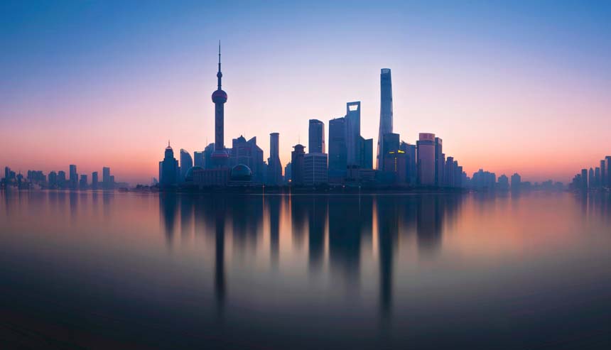 A view of Shanghai, CN