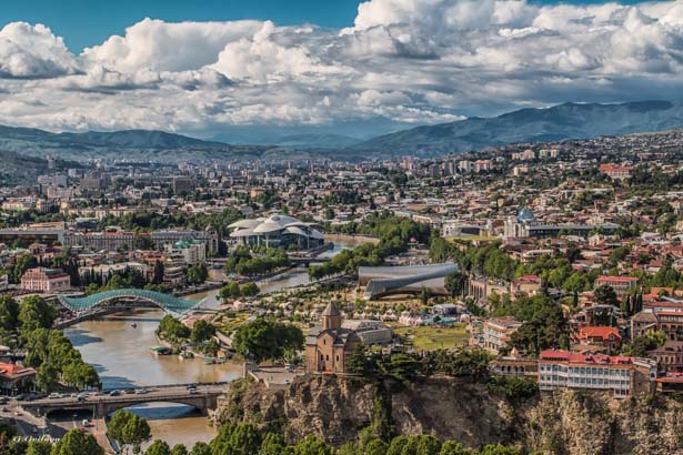 A view of Tbilisi, GE
