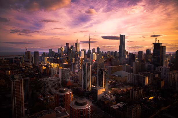 A view of Toronto, CA